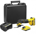 Daugiafunkcinis įrankis Stanley SFMCE500D2K-QW; 18 V; 2x2,0 Ah akum.
