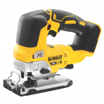 Akumuliatorinis siaurapjūklis DeWalt DCS334N-XJ; 18 V; (be akumuliatoriaus ir pakrovėjo)