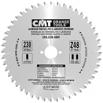 Pjovimo diskas aliuminiui CMT 296; 230x2,8x30; Z48; -6&deg;