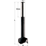 Furnitūros skylių grąžtas CMT; S=13 mm; D=28 mm