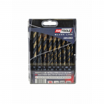 Grąžtas metalui AWTools AW42002BL; HSS; 2-8 mm; 13 vnt.
