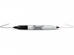 Žymeklis Irwin Sharpie Twin Tip juodas