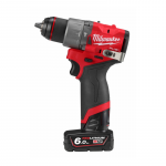 Smūginis suktuvas-gręžtuvas Milwaukee M12 FPD2-602X; 12 V; 2x6,0 Ah akum.