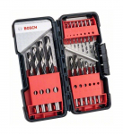 Grąžtų komplektas metalui Bosch PointTeQ; 1-10 mm; 18 vnt.