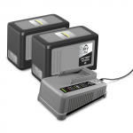 Akumuliatorius Karcher Power+ 36 V; 2x7,5 Ah + greito krovimo pakrovėjas Power+