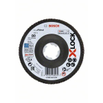 Vėduoklinis &scaron;lifavimo diskas Bosch 2608619197; 115x22,23 mm; K40; X-Lock