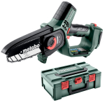 &Scaron;akų genėjimo grandininis pjūklas Metabo MS 18 LTX 15; 18 V; 15 cm juosta (be akumuliatoriaus ir pakrovėjo)