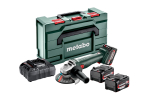 Kampinis &scaron;lifuoklis Metabo W 18 L 9-125 Quick Set; 18 V; 3x4,0 Ah akum.
