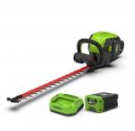 Gyvatvorių žirklės Greenworks GD60HT66K2; 66 cm; 60 V; 1x2,0 Ah akum.