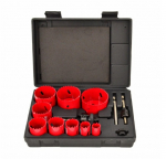 Gręžimo karūnų komplektas AWTools AW49668; 19-64 mm; 13 vnt.