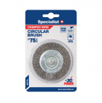 Vielinis apvalus &scaron;epetys Specialist+ 5307506430; 75 mm
