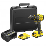 Suktuvas-gręžtuvas Stanley SFMCD720D2K-QW; 18 V; 2x2,0 Ah akum.