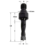 Grąžtas medienai CMT; S=M10/11 mm; D=10x40 mm