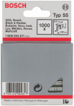 Kabės Bosch; 6x14 mm; 1000 vnt.; tipas 55; plieno