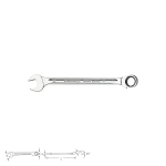 Kombinuotas raktas su terk&scaron;le Stahlwille 41171010; 10 mm