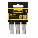 Sukimo galvučių komplektas Stanley FMMT17090-0; 1/4''; 5-7 mm; 3 vnt.