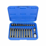 Sukimo antgalių komplektas Condor Werkzeug C1011/1; 3/8''+1/2''; Torx T10-55; 23 vnt.
