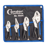 Replių komplektas Condor Werkzeug C5804; 130-225 mm; 4 vnt.