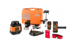 Rotacinis lazerinis nivelyras Geo-Fennel FL 245HV+; imtuvas FR 80-MM