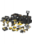 Įrankių rinkinys DeWalt DCK755P3T-QW (DCD796 + DCF887 + DCH273 + DCG405 + DCS570 + DCS334 + DCS355); 18 V; 3x5,0 Ah akum.