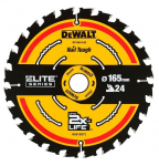 Pjovimo diskas medienai DeWalt DT10400-QZ; 165x20 mm; 24T