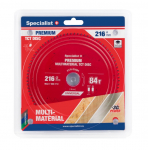 Pjovimo diskas Specialist+ LMM2168430-T; 216x30x1,4 mm; Z84; 0&deg;