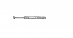 Savisriegis su kai&scaron;čiu Fischer N S; 6x60/30 mm; 50 vnt.