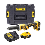 Tiesinis &scaron;lifuoklis DeWalt DCG426P2-QW; 18 V; 2x5,0 Ah akum.