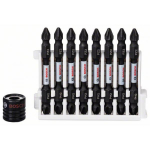 Sukimo antgalių rinkinys Bosch 2608522334; PH2-PZ2; 65 mm; 8 vnt. + mova