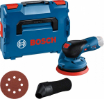 Ekscentrinis &scaron;lifuoklis Bosch GEX 12V-125 Professional L-Boxx; 12 V (be akumuliatoriaus ir pakrovėjo)