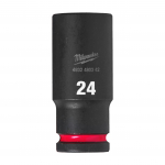 Smūginė sukimo galvutė Milwaukee Shockwave; 1/2''; 24 mm