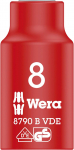 Sukimo galvutė Wera WE05004952001; VDE; 3/8''; 8x36 mm