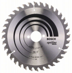 Pjovimo diskas medienai Bosch OPTILINE WOOD; 190x2,6x30,0 mm; Z36; 15&deg;