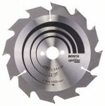Pjovimo diskas medienai Bosch OPTILINE WOOD; 160x2,6x20,0 mm; Z12; 15&deg;