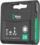 Sukimo antgalių kompl. Wera Bit-Box 15 Impaktor; TX20; 25 mm; 15 vnt.