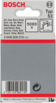 Kabės Bosch 2609200213; 11,4x14 mm; 5000 vnt.; tipas 53