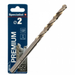 Grąžtas metalui Specialist Premium; 2x49 mm; 3 vnt.