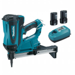 Akumuliatorinis / dujinis viniakalis Makita GN420CLSE; 7,2 V; 2x1,0 Ah akum.