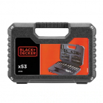 Įrankių komplektas Black & Decker A7218-XJ; 53 vnt.