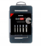 Deimantinių grąžtų komplektas DISTAR 80115429040; 6-12 mm; 5 vnt.
