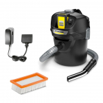 Pelenų siurblys Karcher AD 2 BS; 18 V; 1x2,5 Ah akum. (naudota, negrąžinama prekė)