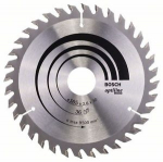 Pjovimo diskas medienai Bosch OPTILINE WOOD; 165x2,6x30,0 mm; Z36; 15&deg;