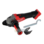Kampinis &scaron;lifuoklis Milwaukee M18 FSAG125X-0X; 18 V; (be akumuliatoriaus ir pakrovėjo)