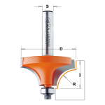 Apvalinimo freza CMT; S=1/2''; D=50,8 mm; su guoliu