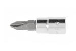 Galvutė su antgaliu Hogert HT1S601; PH1; 1/4''; 37 mm