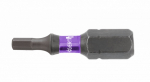 Smūginis sukimo antgalis Hogert HT1S148; H6; 1/4''; 25 mm; 5 vnt.