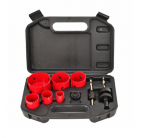 Gręžimo karūnų komplektas AWTools AW49659; 22-64 mm; 40 mm; 8 vnt.