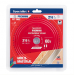 Pjovimo diskas Specialist+ LMM2166030-T; 216x30x1,4 mm; Z60; 0&deg;