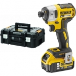 Smūginis suktuvas DeWalt DCF887P2; 18 V; 2x5,0 Ah akum.