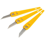 Peilis Stanley 0-10-601; 140 mm; 3 vnt.